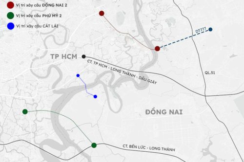 Vị trí 03 cầu nối TPHCM và Đồng Nai được thống nhất