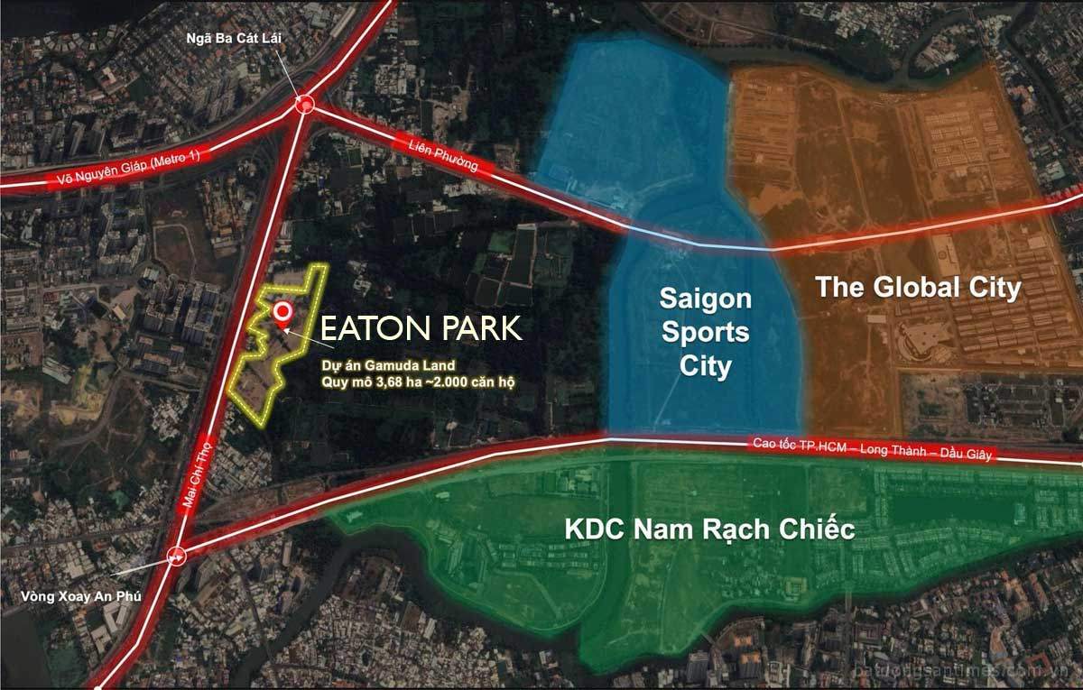 Vị Trí Eaton Park